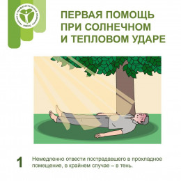 Первая помощь при солнечном и тепловом ударе
