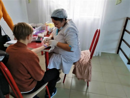 Специалисты детской поликлиники осмотрели детей из Херсонской области Специалисты детской поликлиники осмотрели детей из Херсонской области