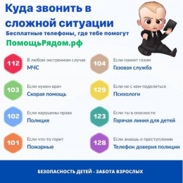 19 адресов помощи детям и подросткам