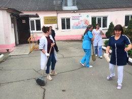 Сотрудники городской больницы Анапы приняли участие во Всероссийском субботнике Сотрудники городской больницы Анапы приняли участие во Всероссийском субботнике