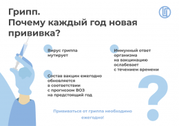 Эпидемиолог взрослой поликлиники Елена Ширяева рассказывает о вакцинации от гриппа Эпидемиолог взрослой поликлиники Елена Ширяева рассказывает о вакцинации от гриппа