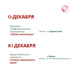 Неделя с 9 по 15 декабря на Кубани будет посвящена ответственному отношению к здоровью Неделя с 9 по 15 декабря на Кубани будет посвящена ответственному отношению к здоровью