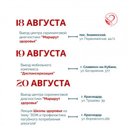 С 18 по 24 августа в Краснодарском крае пройдут мероприятия, приуроченные к неделе отказа от алкоголя С 18 по 24 августа в Краснодарском крае пройдут мероприятия, приуроченные к неделе отказа от алкоголя