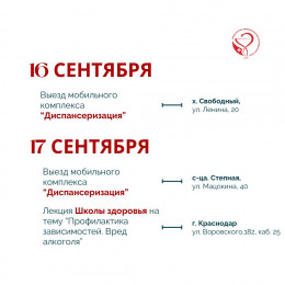 С 15 по 21 сентября в Краснодарском крае пройдут мероприятия, приуроченные к Всемирному дню безопасности пациента 