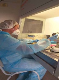 Анализ РНК коронавируса в лаборатории горбольницы Анапы