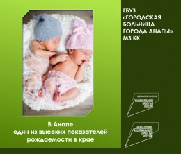В Анапе один из высоких показателей рождаемости в крае